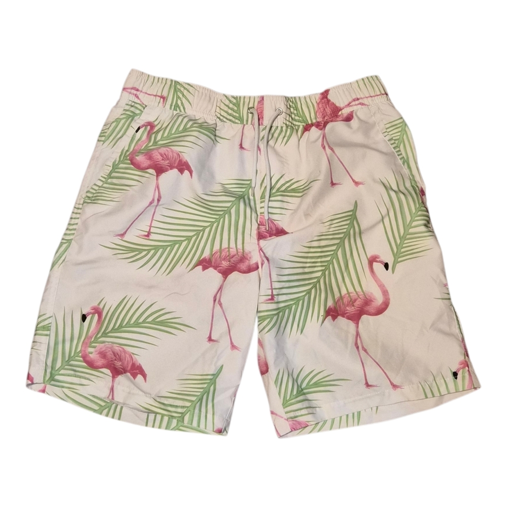 Flamingo Print Shorts